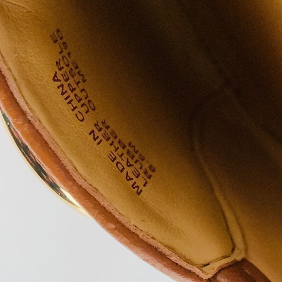 NWOT Michael Kors Fulton Leather Luggage Flats - Picture 11 of 12